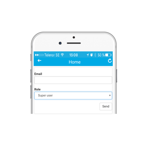 WeBeHome - Invite users