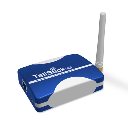 Tellstick Net via Telldus Live används av WeBeHome
